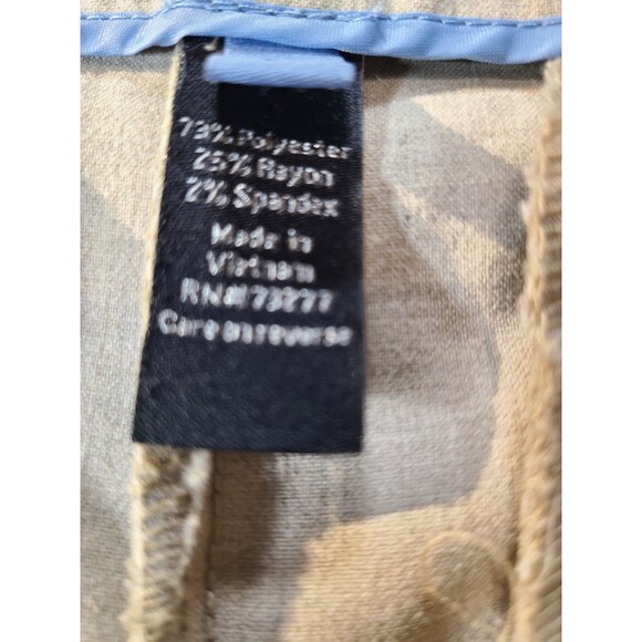 APT. 9 Beige Dress Slacks 6P Modern Fit Career Pants Stretch Business Wear - Picture 9 of 12